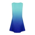 thumbnail image 7 of Coerni Tween Girls Ombre Sleeveless Dress Flowy A Line Sundress Fressy Casual Elegant Dresses for Kids Gradient Vest Dress, 7 of 7