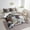 Grey White, variant on Christmas Bedding Set 7 Piece Twin Christmas Decorations Bed in a Bag Snowman Winter Themed Comforter Set with Sheets Cute Rabbit Birds Bed Set Happy New Year Sheet Set