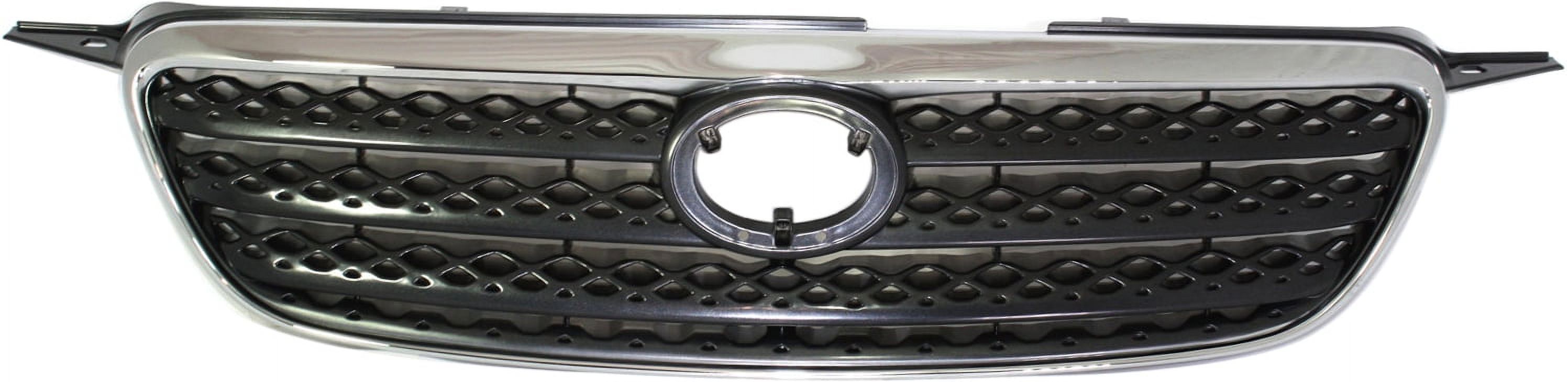 New Front Grille Primed Plastic For 2004-2007 Toyota Highlander