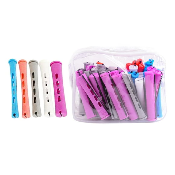 Rodillos de pelo para rizar el cabello Sunnimix Varillas de permanente 60 piezas color aleatorio