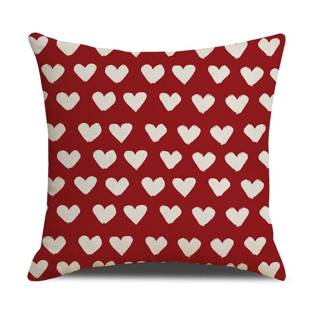 Valentine's Day Pillowcases, Couple Printed Pillowcases, And Versatile Linen Pillowcases