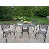 Oakland Living Mississippi Table/Chair Set