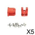 thumbnail image 1 of Soporte de amortiguador delantero Baoblaze de Aleación de Aluminio 5x2 piezas para Camiones WPL D12 D42 Rojo, 1 of 7