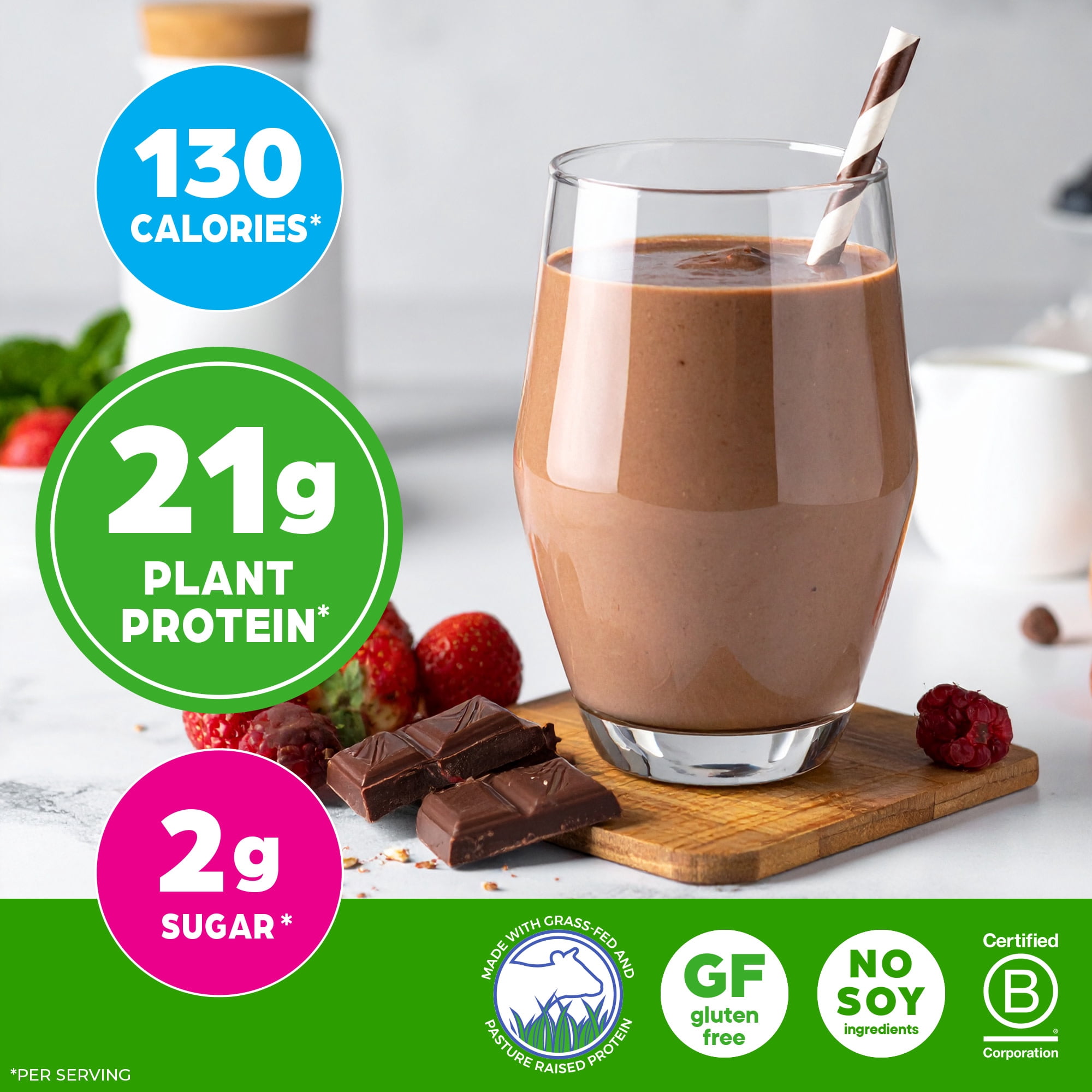 Orgain ® Grass-Fed Whey™ Protein Powder - Chocolate Fudge