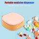 thumbnail image 2 of Mini pastillero portátil para tabletas, dispensador de medicamentos, estuche organizador (amarillo) Likrtyny Para estrenar, 2 of 6