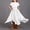 White, variant on Little Girl Easter Dresses Summer Western Style Summer Princess Dress for Girls Teens Fashion Design Summer Dress (Dark Green,5-6 Years)