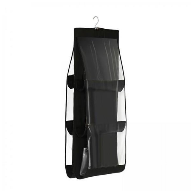2x Organizador de Bolso Colgante, Organizador de Monedero Transparente Multiusos, Soporte de Almacenamiento para Dormitorio 2 piezas