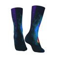 thumbnail image 5 of Uemuo Magic Mushrooms ,Fireflies Pattern Women's Crew Socks, Soft Durable Breathable Moisture-Wicking with Odor Control Cotton socks, 5 of 9