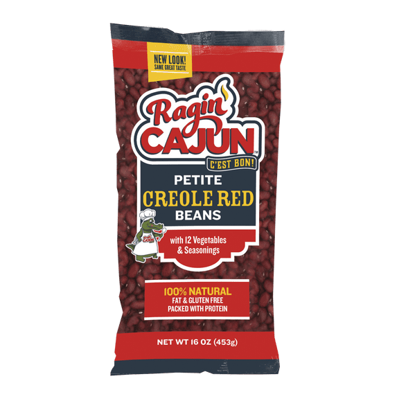 Ragin’ Cajun Seasoned Petite Creole Red Beans, 16 oz Bag