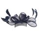 thumbnail image 1 of Tocado Derby de plumas y flores para boda de carrera para mujer Azul oscuro, 1 of 9
