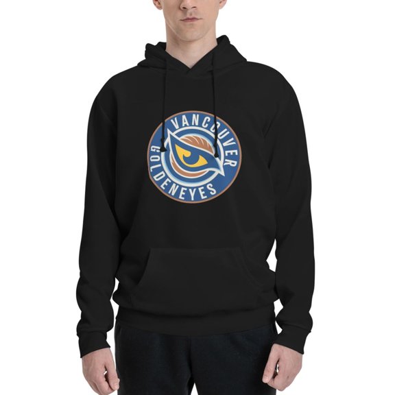 Vancouver Goldeneyes Hoodie Men Women Unisex Fleece Casual Pullover Sweatshirt With Kangaroo Pocket Fleece-Lined