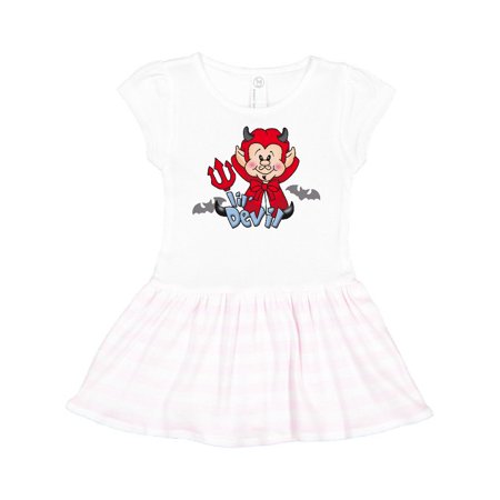 

Inktastic Lil Devil Gift Toddler Girl Dress