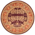 thumbnail image 4 of SAFAVIEH Bergama Tarah Oriental Wool Area Rug, Red/Rust, 8' x 8' Round, 4 of 10