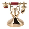 thumbnail image 4 of Relaj Telefónico Retro, Relajessipertador Vintage Con Números Grandes, Relaj de Mesa Con Diseño de Teléfono Antiguo Antiguo Con Pilas, Decoración para El Hogar, Café,, 4 of 7