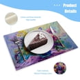 thumbnail image 3 of BaHomeck placemats Set of 4 rectangle Linen Cotton Placemats for Dining Table Washable Heat Resistant,18*12inch,Vibrant Still Life Of Colorful Flowers Of Oil Painting, 3 of 4