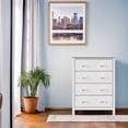 thumbnail image 2 of From The Tree Solid Wood 4-Drawer Dresser – Pine Chest for Bedroom Clothes Storage – Modern Design, Easy Assembly for Adults, 2 of 6