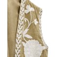 thumbnail image 5 of KelaJuan Women Vest, Sleeveless Open Front Embroidery Flower Outwear Gilet for Casual Street, 5 of 6