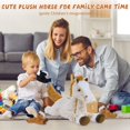 thumbnail image 5 of Tezituor 4Pcs Large Horse Stuffed Animal 21" Mommy Stuffed Horse's Belly Holds 3 Ponies Plush Toy, 5 of 6