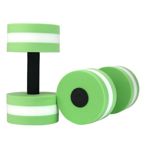 Rwvbm Aqua Fitness Barbells Set, Foam Dumbbells Hand Bars for Dynamic Pool Resistance Exercise, Aquatic Fitness Classes, Fitness & Yoga Equipment Sale Savings(Green)