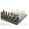 thumbnail image 1 of Premium Brass Made Chess Board Game Set + All Brass Pieces (12 INCHES BY 12 INCHES ), 1 of 5