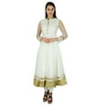 thumbnail image 1 of Bimba Women Classy Net Anarkali Kurta Kurti Long Bridal Maxi Indian Custom Dress, 1 of 9