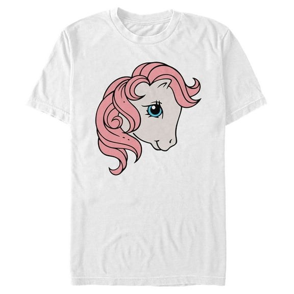 Men's My Little Pony Snuzzle Portrait  Graphic Tee White Large