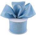 thumbnail image 3 of DINDOSAL Cinta navideña azul polvorienta con cable de 2.5" x 10 yardas Cinta con cable azul antiguo Cinta con cable azul francés para lazos de decoración del árbol de Navidad, coronas, manualidades, d, 3 of 4