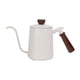 thumbnail image 1 of Hervidor de cuello de cisne de 600 ml, hervidor de café manual, tetera para café y té, de acero inoxidable Blanco, 1 of 9