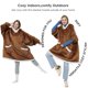 thumbnail image 2 of Manta portátil con capucha Bedsure Sherpa, forro polar para mujer, 2 of 6