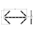 thumbnail image 4 of Voltex 35.5" Traffic Advisor Truck Mounted Arrow Board Light Control Sign Lightbar (Amber), 4 of 7
