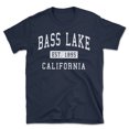 thumbnail image 1 of Bass Lake California Classic Established Men's Cotton T-Shirt, 1 of 1