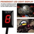 thumbnail image 2 of For Kawasaki Z1000 Z1000sx Z 1000 Sx 2010 2011 2012 2013 - 2016 Motorcycle Accessories Led 1-6 Gear Indicator Gear Display Meter, 2 of 5