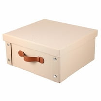 Soimiss 1Pc Foldable Storage Container Khaki Multi Purpose Household Storage Box