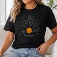thumbnail image 6 of Be The Light Matthew 5:14 Christian Sun Graphic T-Shirt, Unisex Classic Fit, 6 of 9