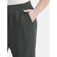 thumbnail image 5 of Terra & Sky Women’s Plus Size Cropped Knit Pants, 25" Inseam, Sizes 0X-4X, 5 of 5