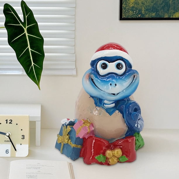 Puntoco Adorno de alcancía con forma de serpiente, regalo para amantes de la Navidad, regalo de mesa para fiestas