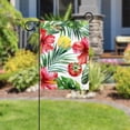 thumbnail image 5 of Tropical Fruits Flowers and Palm Leaves Garden Flag Double Sided House Flag for Outdoor Home, Personalized All Year Round Yard Decor 12 x 18 Inch, 5 of 6