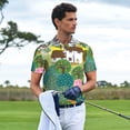 thumbnail image 5 of Balery Garden Farm Printed Men’s Short Sleeve Polo Shirt, Midweight Men's Shirt,Golf Polo shirts -3X-Large, 5 of 8
