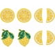 thumbnail image 1 of 8 parches bordados con cuentas de limón para planchar y coser, apliques de lentejuelas con forma de rodaja de limón amarillo, 1 of 5