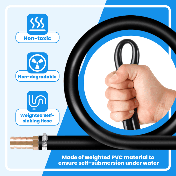 Professional-Grade Aeration Solution - 328 Foot 3/8" Weighted Hose with Complete Accessories