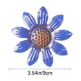 thumbnail image 3 of Iron Garden Wall Hanging Daisys | Outdoor Waterproof Floral Decoration 3.5in | Colorful 3D Metal Flowers for Courtyard, Balcony, Indoor Sofa Wall, Durable Iron Craft, 3 of 6