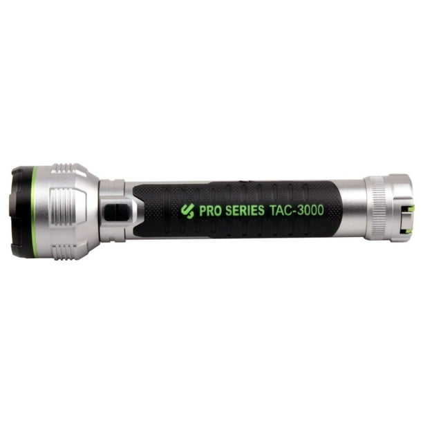 JobSmart JCTSC3980 3,000 Lumen LED Rechargeable Flashlight Silver