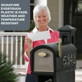 thumbnail image 4 of Step2 MailMaster Hudson Mailbox | Black Mailbox with Newspaper Holder, 4 of 6