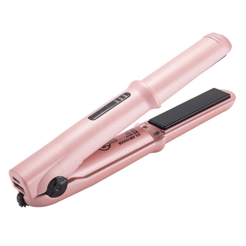 WEUVEB 1Set Mini Hair Straightener Ceramic with LED Display for Women at Home Use