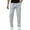 Light Gray, variant on ZZHZGZ Sweatpants for Men Men's Baggy Casual Jeans Loose Fit Solid Pants with Pocket Drawstring Elastic Waist Outdoor Denim Pants M