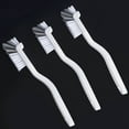 thumbnail image 5 of 4 Packs 90 Degree Angle Scrub Brush Stiff Bristles for Kitchen Bathroom Sink Bottle Tile Grout Corners Cleaning Durable Fiber Handle Multi-Purpose Household Pot Pan Scraper, 5 of 9