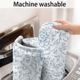 thumbnail image 5 of Pioneer Flower Floral Print Pattern Bathroom Rugs Mat, Non Slip Microfiber Bathroom Rug with Rubber Backing, Soft Mats for Bathroom Floor Tub Shower, 24"x60", 5 of 5