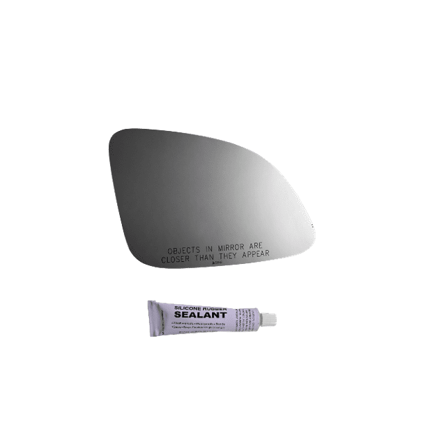 Burco 5862 Passenger Side Replacement Mirror Glass with Silicone