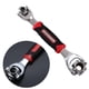 thumbnail image 3 of Llave de tubo 48 en 1 con cabezal giratorio de 360°, llave de tubo multifuncional para mantenimiento, 3 of 14
