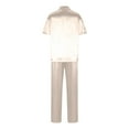 thumbnail image 3 of yievot Womens Pajama Sets Silk Satin Pants 2Pcs Pj Sets Button Down Pjs Set Sleepwear Loungewear, 3 of 6